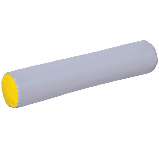 Pouf polochon jaune