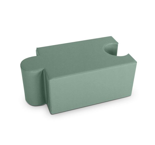 Pouf puzzle H.20cm droit LXHXP:74x20x40 cm