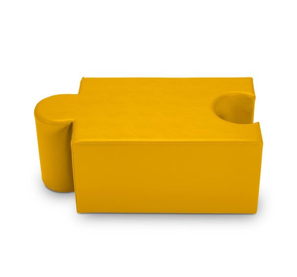Pouf puzzle H.30cm droit LXHXP:74x30x40 cm