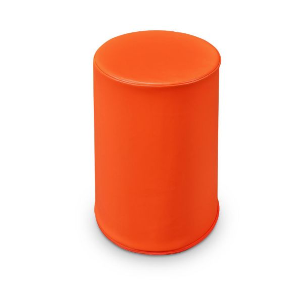 Pouf puzzle cylindre H20cm Ø 38/20cm