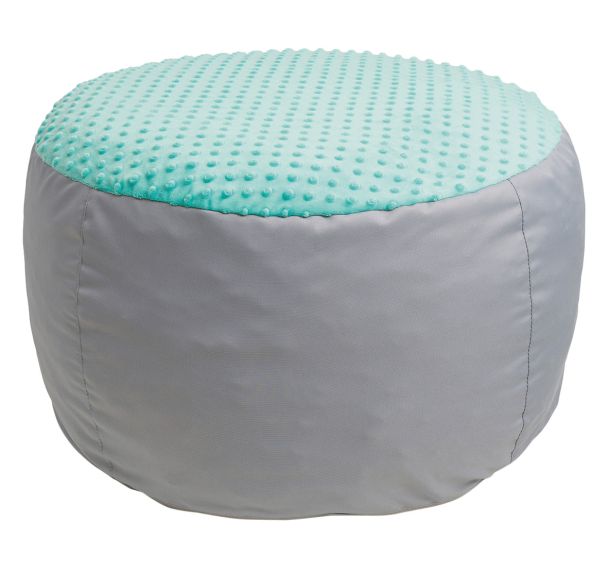 Pouf sensoriel bleu