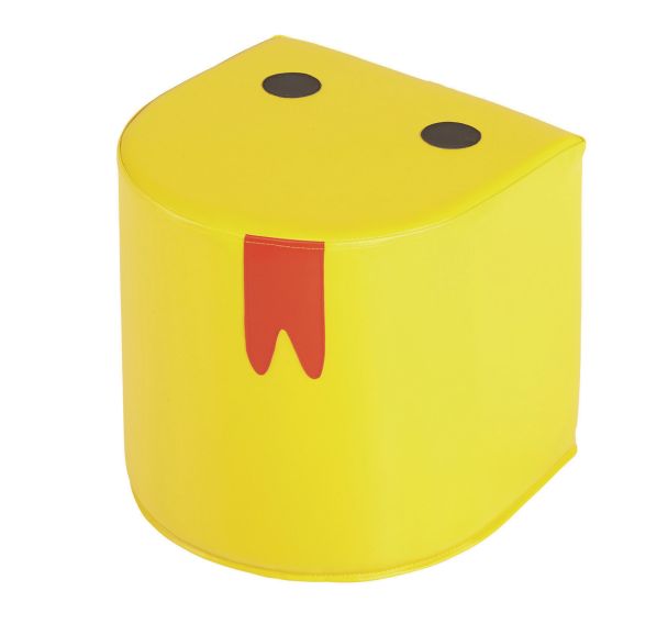 Pouf tête de serpent Confetti