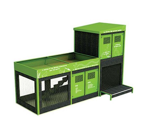 Poulailler et potager Ipra/alu - Urbemob