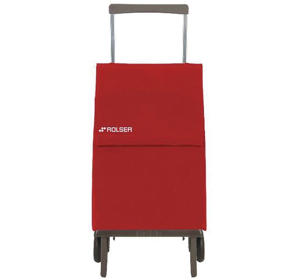 Poussette 2 roues sac pliable Plegamatic MF uni rouge