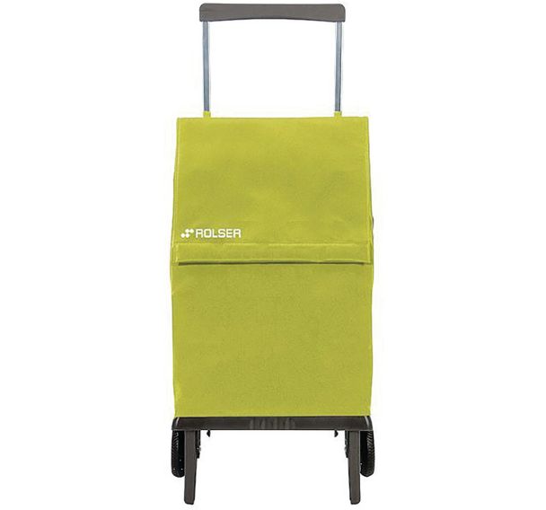 Poussette 2 roues sac pliable Plegamatic MF uni vert pomme