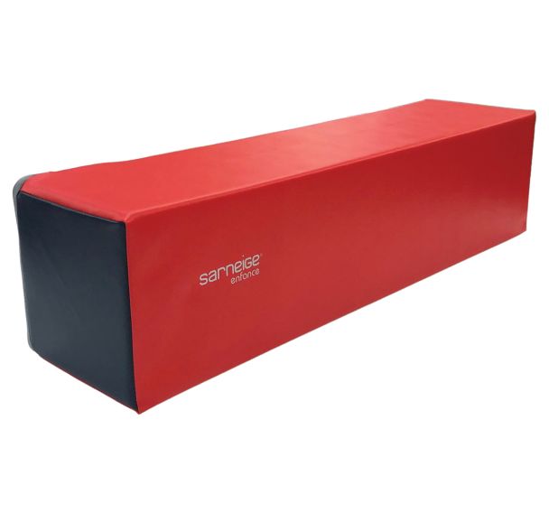 Poutre carré rouge/bleu marine