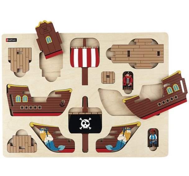 Première maquette le bateau pirate
