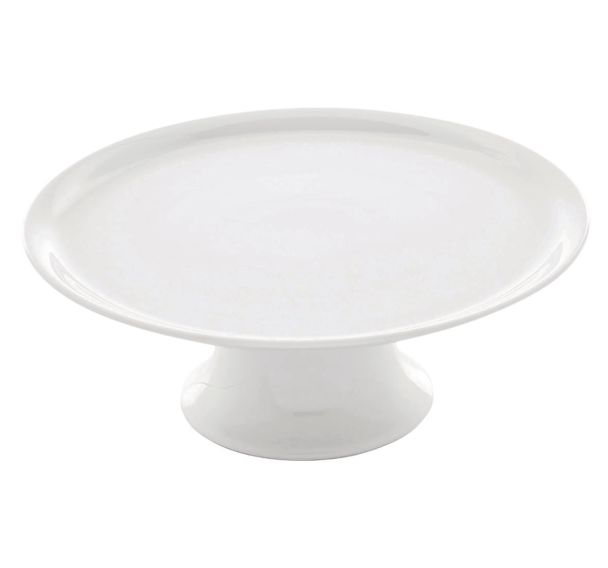 Présentoir à gateau en porcelaine ø32,3 cm blanc
