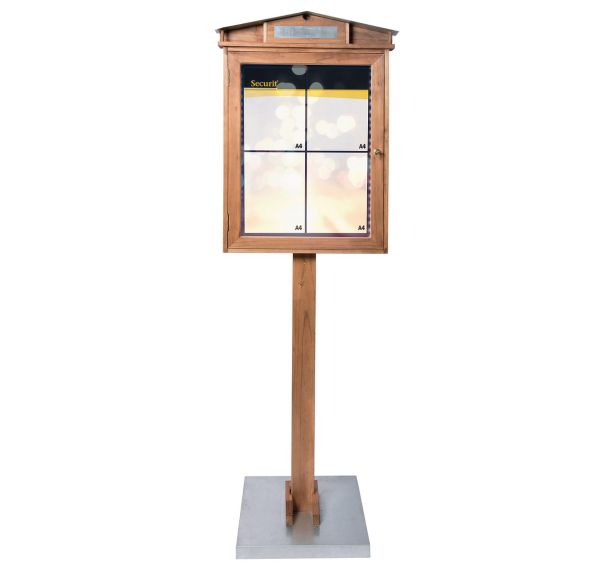 Présentoir led en bois 175x53x4 cm - Rustic