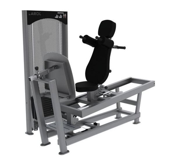 Presse Squat Couche Mixte Mobile avec Rep et But Laroq Tannac Ch 140kg