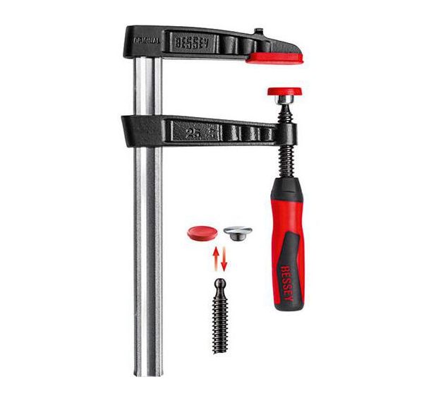 Presses à vis en fonte malléable poignée bi-matière - Bessey