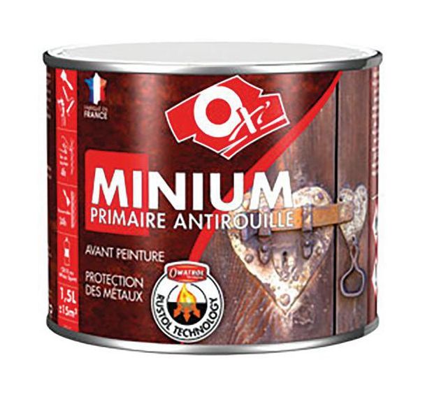 Primaire antirouille Minium - Oxi