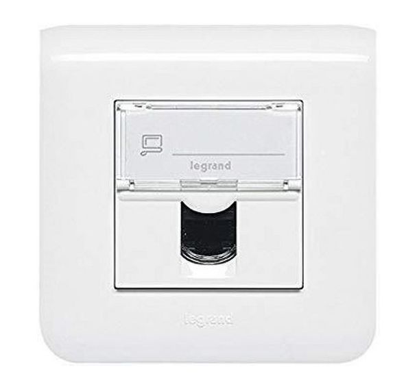 Prise de données RJ45 catégorie 6 sur dosseret