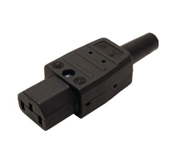 Prise secteur IEC C13 femelle - Bleu
