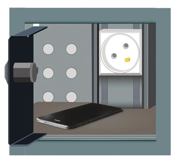 Prises électriques - casier - Manutan Expert