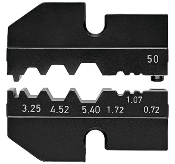Profil de sertissage pour connecteurs coaxiaux / téléphone de voiture _ 97 49 50