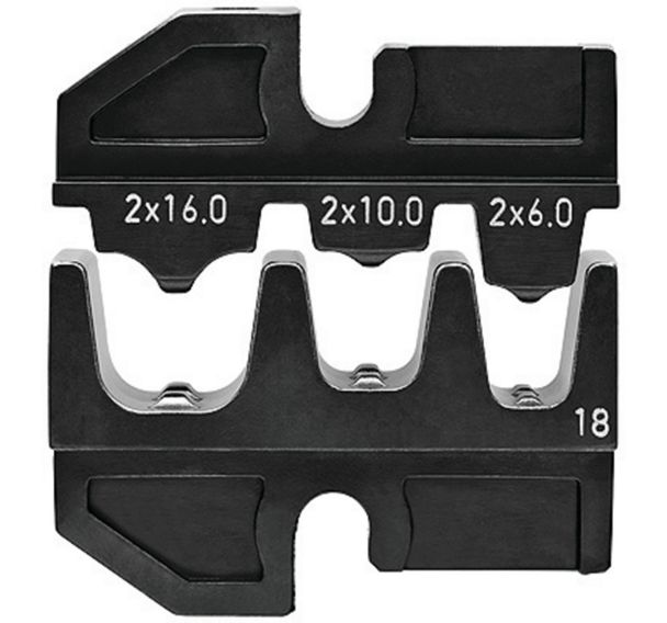 Profil de sertissage pour embouts de câble jumelés _ 97 49 18