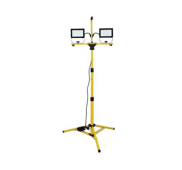 Projecteur LED 2x50W, trépied, câble 3m - Stak