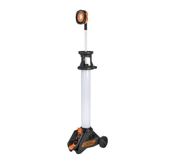 Projecteur de chantier LED avec mât d'éclairage 360° - brennenstuhl