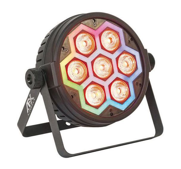 Projecteur par 7 x 10W avec effet kaleidoscope