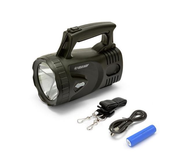 Projecteur rechargeable 5W 350 lm IP43 USB inclus Anthracite