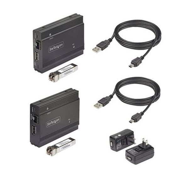 Prolongateur KVM DisplayPort sur Fibre Optique, 4K 60Hz, 300m StarTech