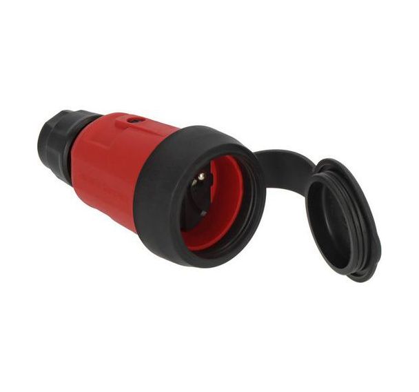 Prolongateur Rouge Pour Cable 3G1,5 - 3G2,5 - IP44