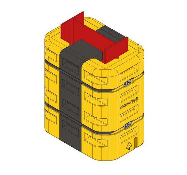 Protecteur de colonnes - 152x152mm - Brandsafe