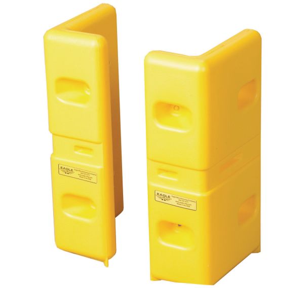 Protecteurs de poteaux 61x61cm 12 inch Jaune_170CMP