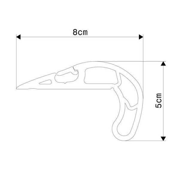 Protection d'arête en caoutchouc amortisseur - Mottez