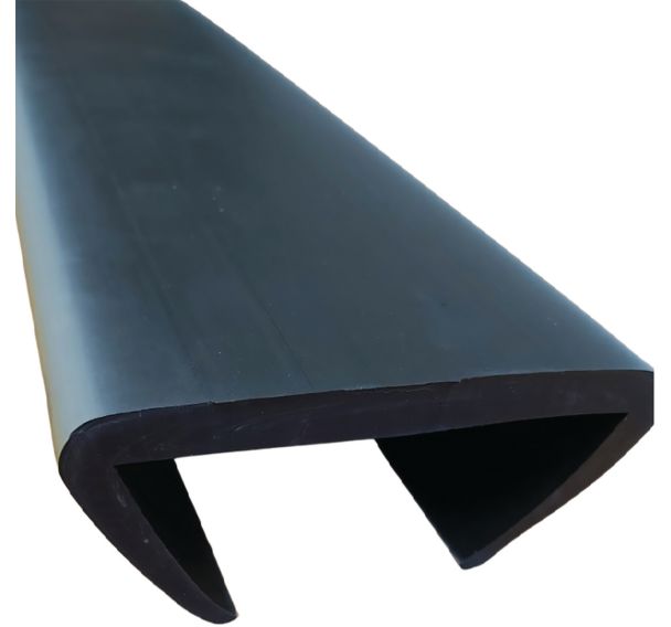Protection pied de madrier 400x100 noir
