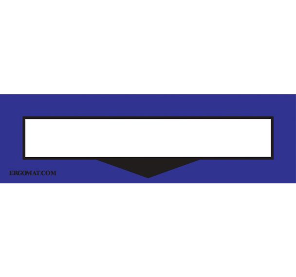 Protection pour étiquette marquage au sol DuraStripe - Bleu - Ergomat