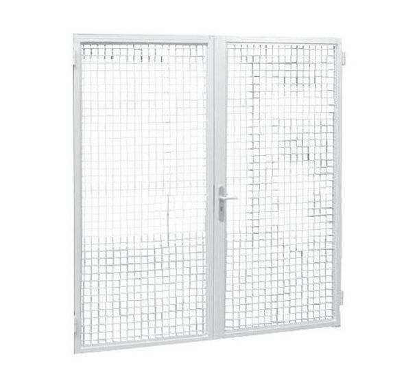 Protection zone entrepôt - Porte grillagée