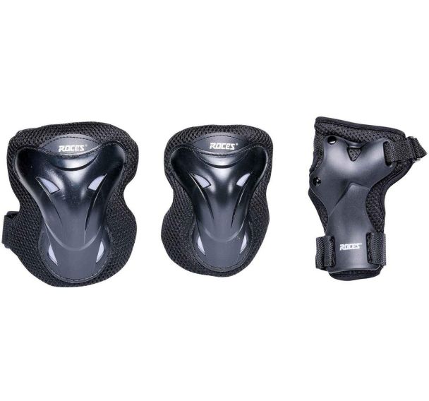 Protections tri-pack noir Roces