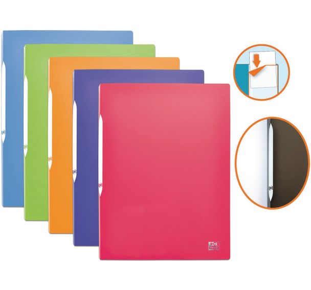 Protège-Docs Stand Up Oxford A4 50Poch PP Assorti