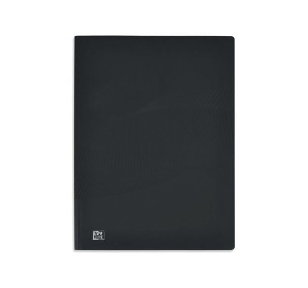 Protège-Documents Osmose A4 160 vues / 80 pochettes Couverture Polypro Noir opaque