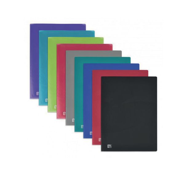 Protège-Documents Osmose A4 80 vues / 40 pochettes Couverture Polypro Coloris Assortis
