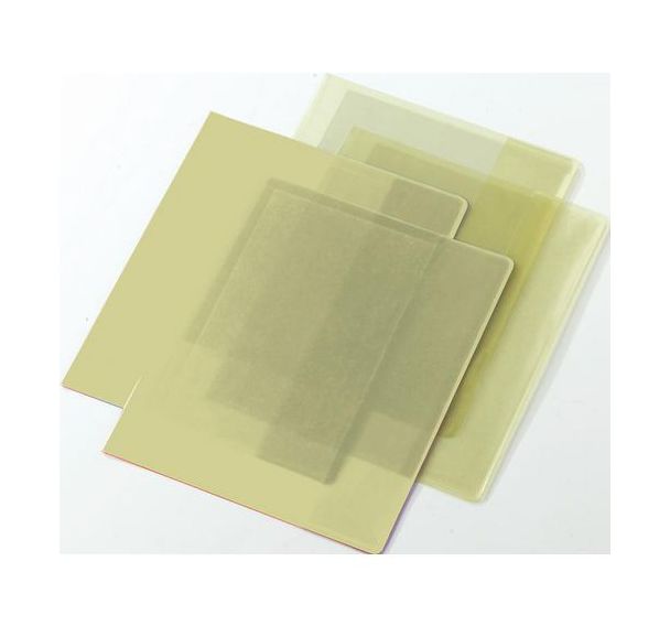 Protège-cahier plastique 2 grands rabats cristal 17x22 cm épaisseur: 20/100e -  Incolore