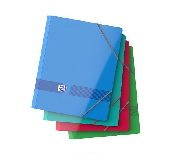 Protège-document color life A4 - 3 rabats - Oxford