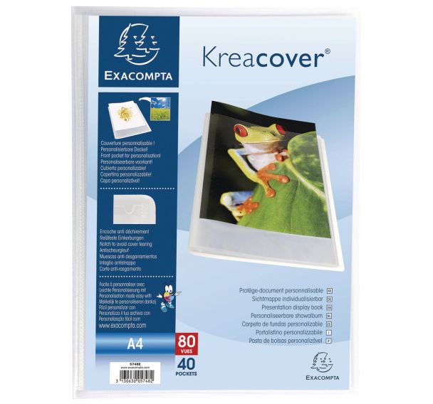 Protège-documents Kreacover® - A4 translucide - Exacompta