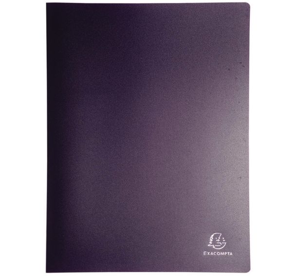 Protège-documents en PP opaque pochettes cristal 40 vues A4