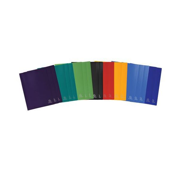 Protège-documents polypropylène opaque souple 40 vues - Coloris assortis - Lot de 20