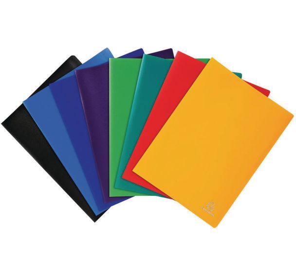 Protège-documents souple pochettes grainées opaque A4