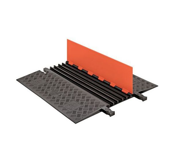Protège cable Guard Dog® à Profil Bas L Noir/Orange