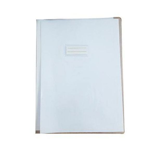 Protège cahier plastique 24x32 cm cristal transparent épaisseur: 16/100e - incolore