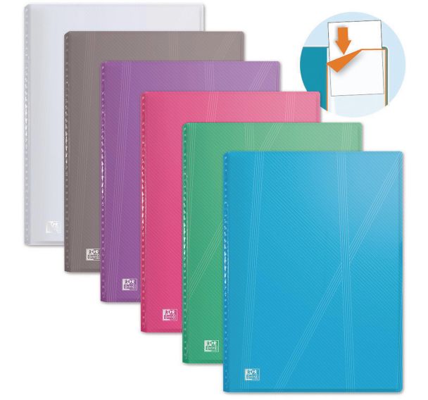 Protège documents Hawaï A4 160 vues Polypro - Assorti