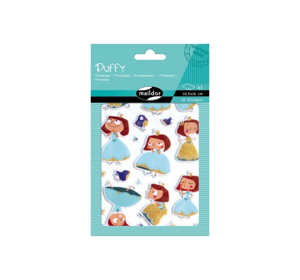 Puffy, Sach 1 pl 10,5x16cm, Princesses