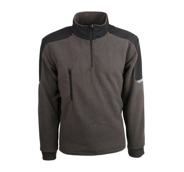 Pull gris 100% polyester polaire 340g/m² - Singer Safety