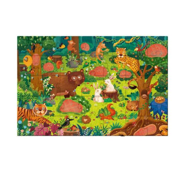 Puzzle Détective Forêt - Lunettes