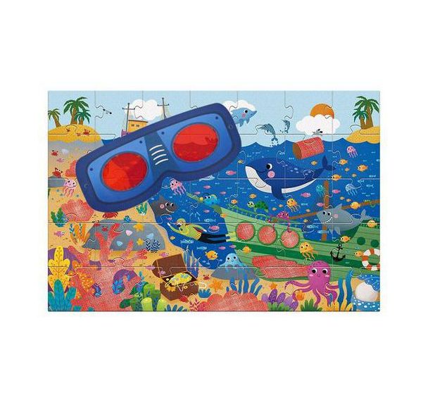 Puzzle Détective Océan - Lunettes